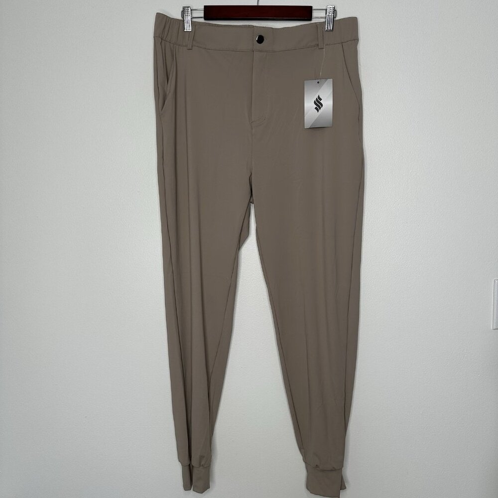 Soothfeel Golf‎ Pants Size XL Carbon Dust Slim Fit Stretch Sweatpants